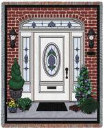 NEW Front Door Tapestry Throw