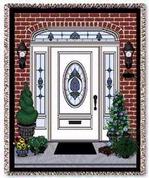 Front Door Tapestry Throw