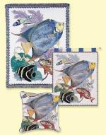 Queen Angel Reef Tapestry Throw