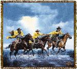 Thunder and Mud Tapestry Throw