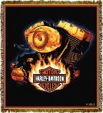 Harley Davidson ® Fear This Tapestry Throw