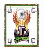 Ford Deuce Coupe Dice Tapestry Throw