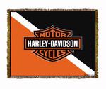 Harley Davidson ® Logo Stripe Tapestry Throw