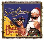 NEW Harley Davidson ® Season's Greetings Tapestry Throw