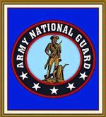 United States Army National Guard Tapestry Throw