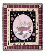 Girlie Girl Tapestry Throw