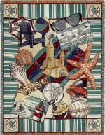 SALE Day at the Beach Tapestry Throw