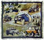 Jeep Wranglers ® Tapestry Throw Blanket