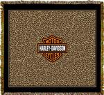  NEW Harley Davidson ® Leopard Tapestry Throw
