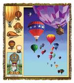 Ballooning History Tapestry Throw