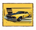 Ford Mustang Boss Tapestry Throw