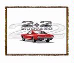 Ford Mustang 2+2 Tapestry Throw
