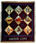 Amish Life Tapestry Throw