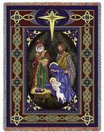 Nativity Tapestry Throw