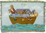Noah's Ark Tapestry Throw