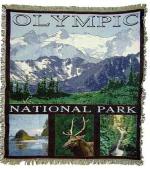 Olympic National Park Tapestry Throw