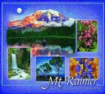 Mount Rainier Washington Tapestry Throw
