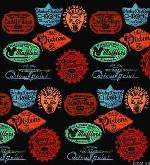 Harley Davidson ® Labels Tapestry Blanket