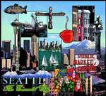 Seattle Washington Tapestry Throw