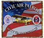 Civil Air Patrol Tapestry Throw