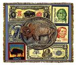 Native American Bicentennial Tapestry Throw