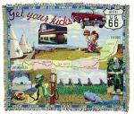 Route 66 Tapestry Throw