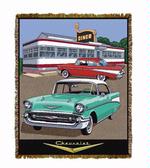 1957 Chevy ® Tapestry Throw Blanket 