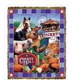 County Fair Tapestry Throw