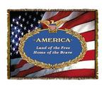 America Tapestry Throw