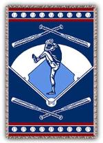SALE Baseball Throw Blanket