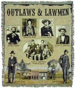 Outlaws And Lawmen Tapestry Throws