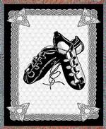 SALE Irish Dance Shoes Throw Blanket