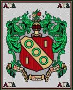 Alpha Gamma Delta Coverlet Tapestry Throw
