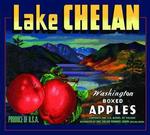 Lake Chelan Washington State Tapestry Throw