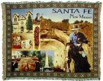 Sante Fe, New Mexico Tapestry Throw