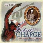 Pickett's Charge Tapestry Throw Pillow