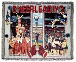  SALE Cheerleading Action Tapestry Throw