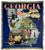 Georgia State Tapestry Throw