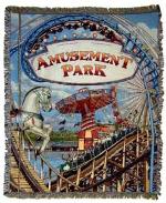 Amusement Park Tapestry Throw