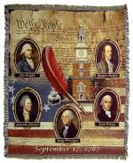 Founding Fathers Tapestry Throw
