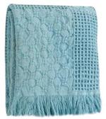   Cuddle Blocks Blue / Baby Throw Blanket