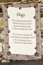 Dogs Melt the Heart Throw Blanket