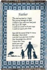 NEW Father Throw Blanket