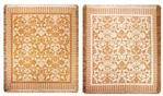 Baroque Enchantment Reversible Chenille / Tan Tapestry Throw