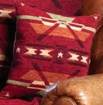 Flame Chenille Tapestry Throw Pillow
