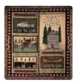 Big Bear Lodge Tapestry Throw