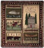 Big Bear Lodge Tapestry Throw
