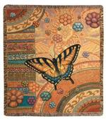 Butterfly Garden, Tapestry Throw