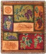Casa Del Vino Tapestry Throw