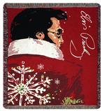 Elvis Santa Baby Tapestry Throw